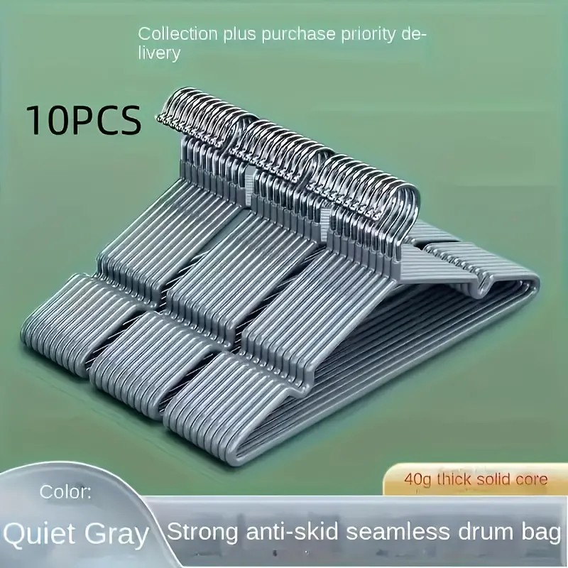Clothes Hangers With Non-slip Design, Sturdy Heavy Duty Coat Durable Hangers for Coats