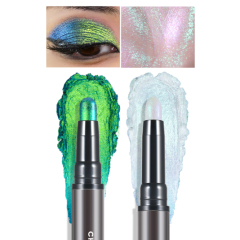 CHARMACY Duochrome Highlighter Eyeshadow Stick Longlasting Waterproof Professional Eye Makeup