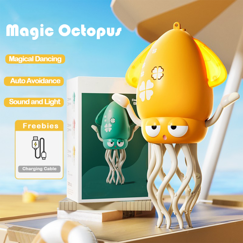 Magical Dancing Octopus. Eight-Armed STEM Educational Electric Toy for Boys and Girls. Children's Day Gift