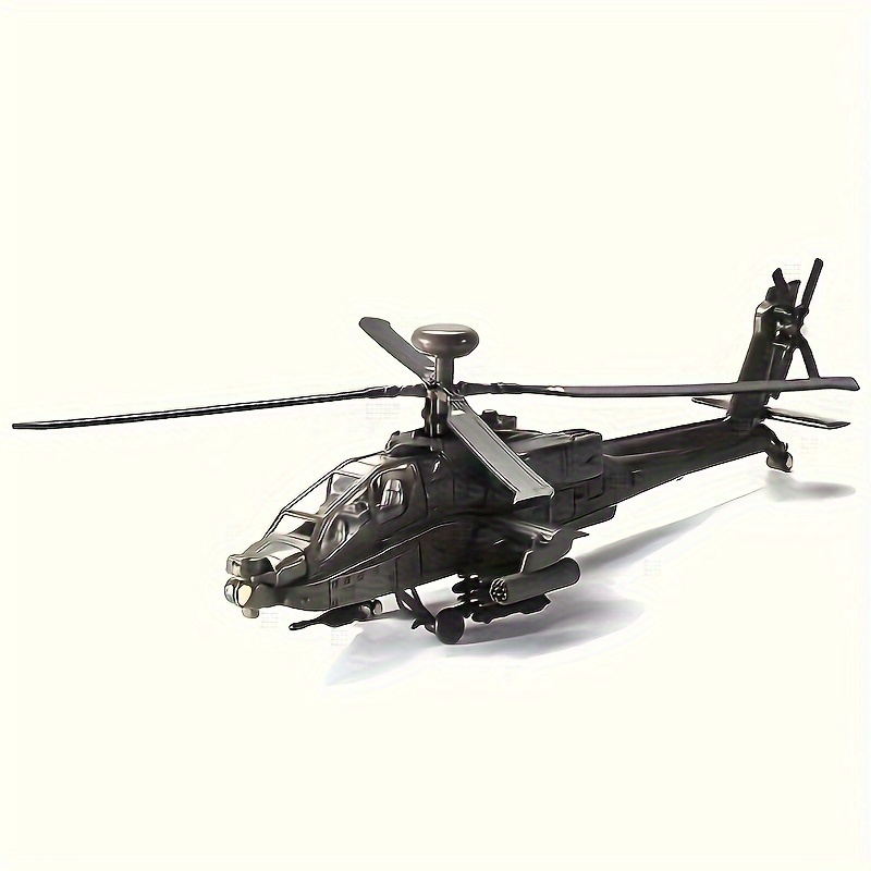 1: 64 AH-64 (AH64) Apache Armed Helicopter Simulation Model, Military ModelGift Exhibition Decoration