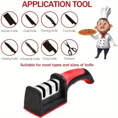 Kitchen Helper Multifunction Knife Sharpener Handheld Quick Sharpening Stone