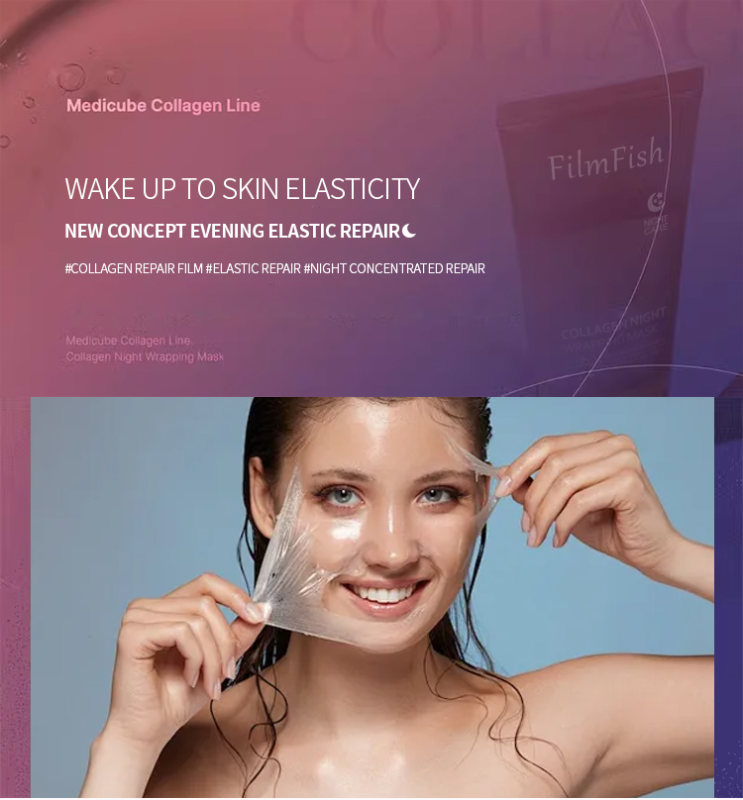 Collagen Spreader Mask Kolagen Netra Ping Musk Peel Pull Mask