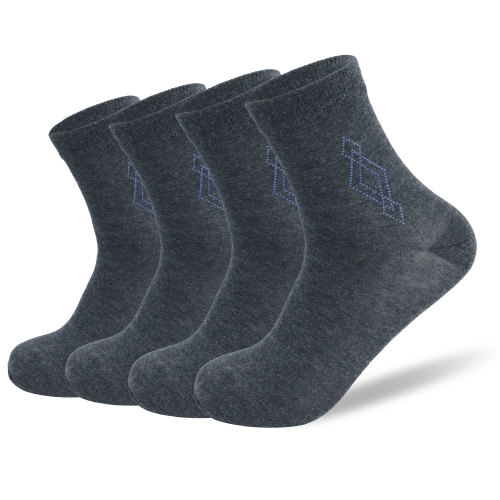 Men's diamond check cotton socks(Twelve pairs)