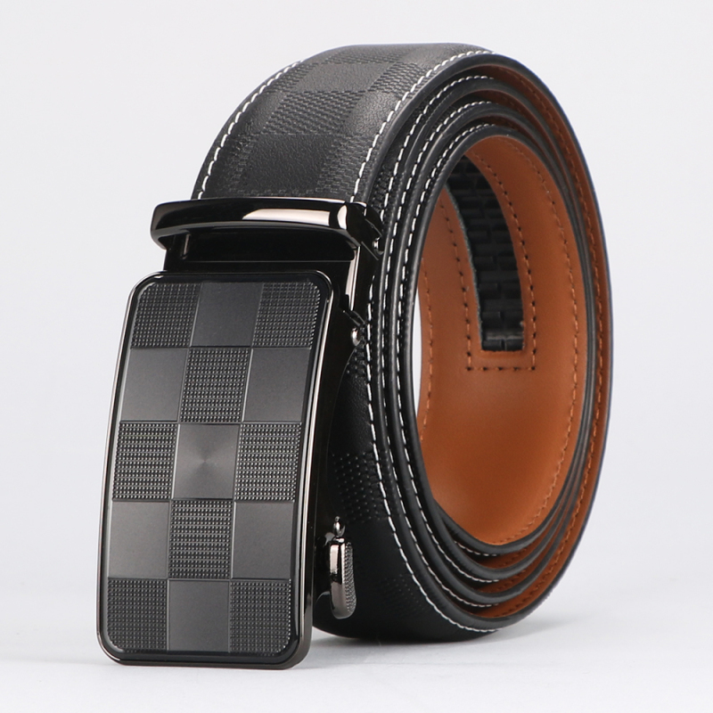 Leather Ratchet Belt Men - Customizable Fit, Effortless Style