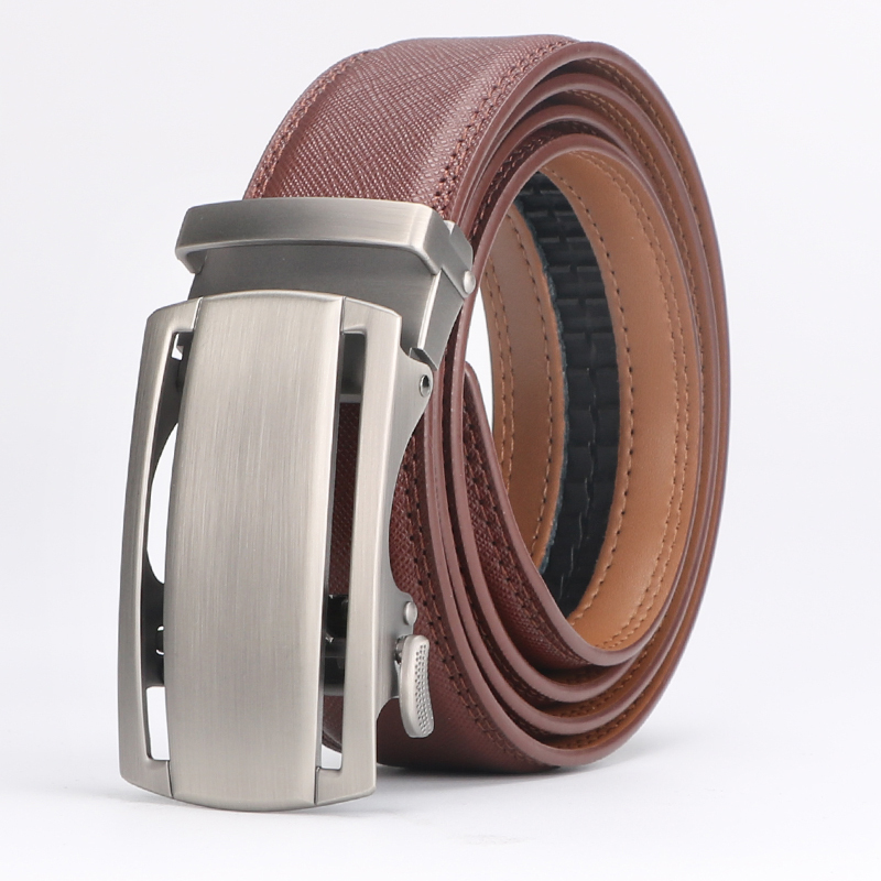 Leather Ratchet Belt Men - Customizable Fit, Effortless Style