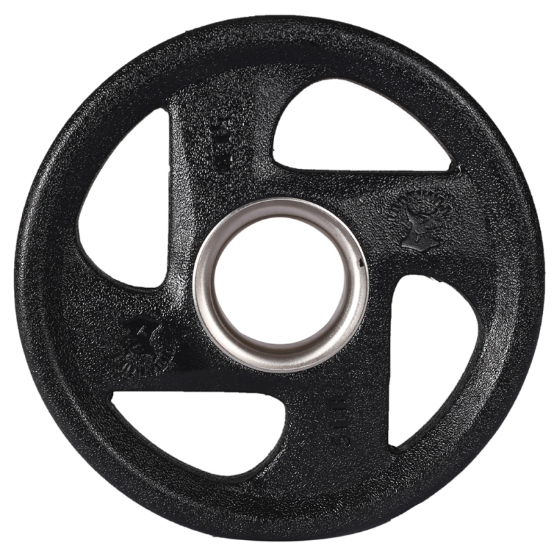 A4A 5LB×2pieces Gym style ergonomic rubber coated weight plate