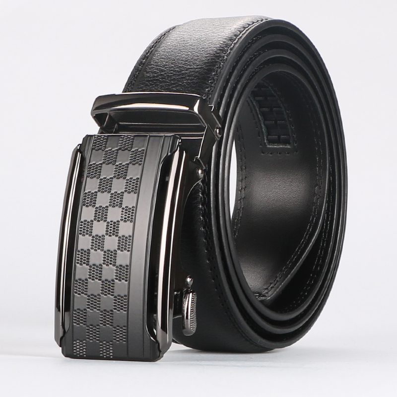 Leather Ratchet Belt Men - Customizable Fit, Effortless Style