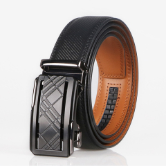Leather Ratchet Belt Men - Customizable Fit, Effortless Style