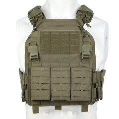 Molle Quick Release Buckles Vest with Side Cummerbund Pouches and Triple Pouch