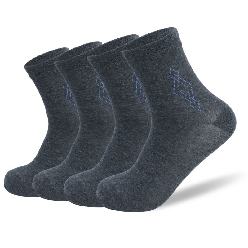 Men's diamond check cotton socks(Twelve pairs)