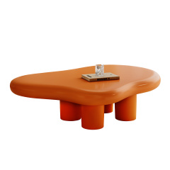 48.5" Modern Cloud Shape 4 Legs Coffee Table