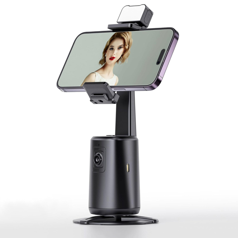 Phone Accessories Black automatic face tracking phone stand