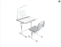 kids desk and chair set for kids grey