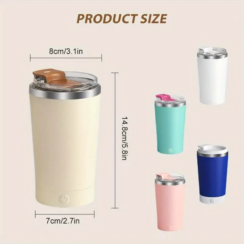Colorful Automatic Coffee Stirring Mug