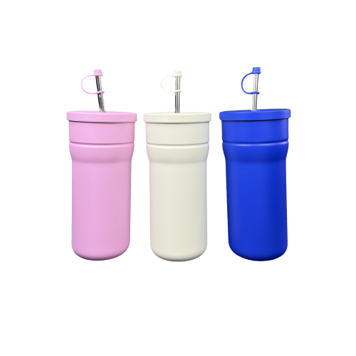28.75oz/850ml stainless steel straw cup, insulated coffee cup for car