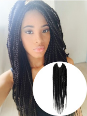 "FREETRESS-BRAID PRE-FEATHERED BOX BRAID 18""-1"