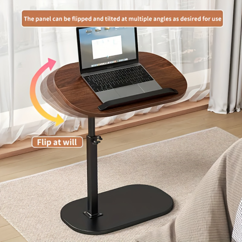 Portable Adjustable Folding Side Table / Laptop Desk Suitable for use as a home office desk, coffee table, bedside/sofa side table, and in office reception areas.