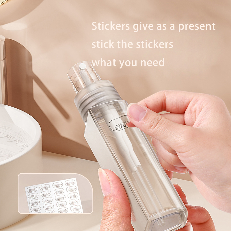 2Pcs package 4-in-one Travel Portable Dispenser Bottle（Color Random)