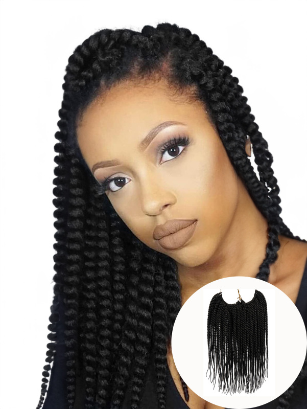 "BRAID PRE-FEATHERED BOX BRAID 14"""