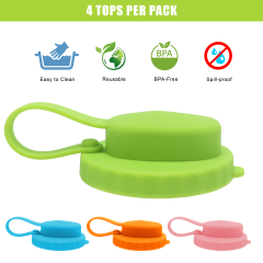 RUNDON Soda Can Lid, Reusable Can Sealing Lid with Straw | BPA-Free | Leak-proof Design | Suitable for all standard cans | Convenient drinking and environmentally friendly choice