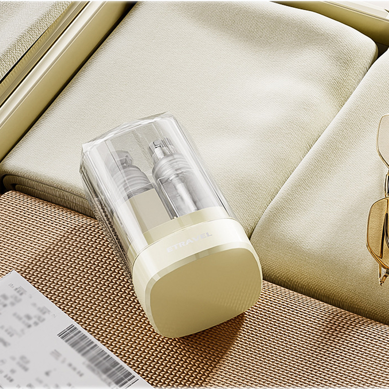 2Pcs package 4-in-one Travel Portable Dispenser Bottle（Color Random)