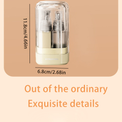2Pcs package 4-in-one Travel Portable Dispenser Bottle（Color Random)