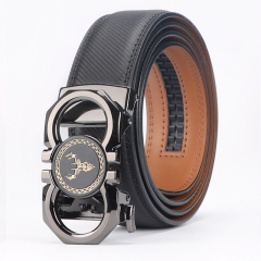 Genuine Leather Cowhide Men's Belt 1 3/8" for Dress Pants - Adjustable Belt