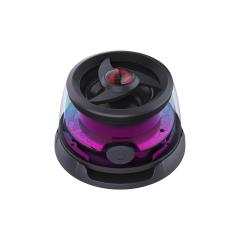 Magnetic Cyber Bluetooth Speaker Compact & Portable RGB Lights HiFi Sound with Deep Bass 6 Hours Playtime TWS Pairing Perfect for Outdoor & Home
