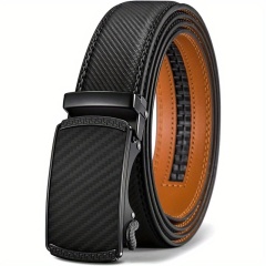 Ratchet Dress Belt Genuine Leather Cowhide Men's Belt