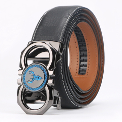 Genuine Leather Cowhide Men's Belt 1 3/8" for Dress Pants - Adjustable Belt