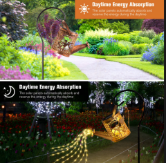 LED Watering Can Solar Light Strings, Solar Lights Outdoor Decorative Lamp, Solar Lantern Out