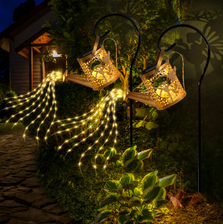 LED Watering Can Solar Light Strings, Solar Lights Outdoor Decorative Lamp, Solar Lantern Out