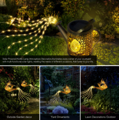 LED Watering Can Solar Light Strings, Solar Lights Outdoor Decorative Lamp, Solar Lantern Out