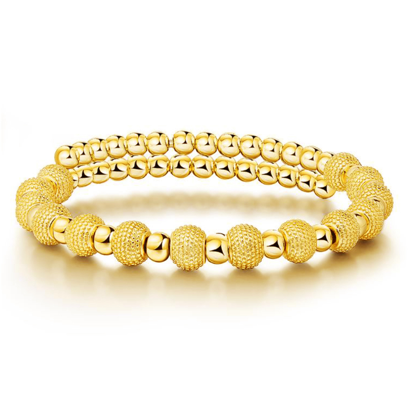 "Emma Manor 18k Gold Plated Beans Cuff Bangle for Women "