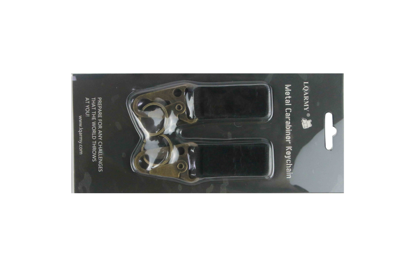 Tactical Key Ring Chain Gear Clip Utility Hanger Keychain,2 Pack