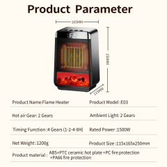 Flame Heater Small Household Simulation Of Carbon Fire Heater