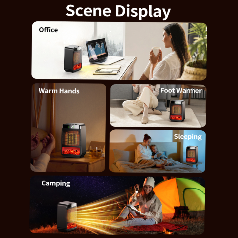 Flame Heater Small Household Simulation Of Carbon Fire Heater
