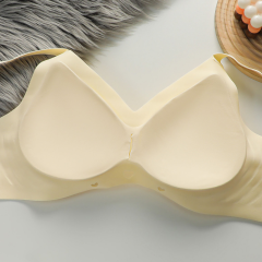 Plus Size Seamless Bra Anti-Sagging &amp; Push-Up Seamless Wirefree Bra For Women Removable Padded Adjustable Shoulder trap