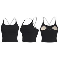 JYMB005 Yoga Clothes Skin-friendly Breathable Slim Fit High Elasticity Comfort No Feeling Sports Shockproof Yoga Fitness