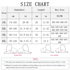 Plus Size Seamless Bra Anti-Sagging &amp; Push-Up Seamless Wirefree Bra For Women Removable Padded Adjustable Shoulder trap