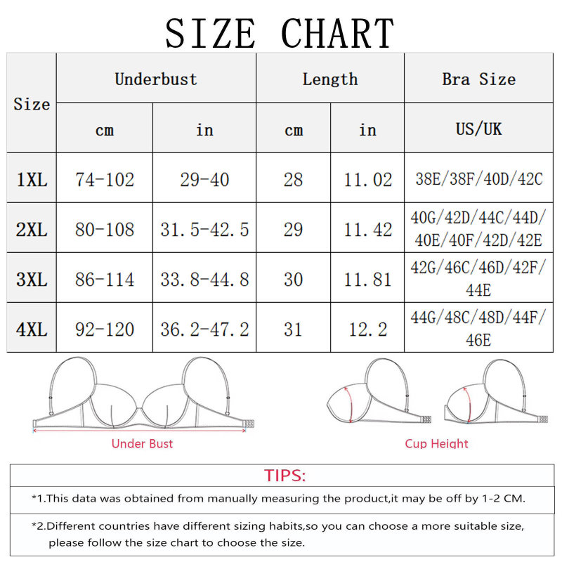 Plus Size Seamless Bra Anti-Sagging &amp; Push-Up Seamless Wirefree Bra For Women Removable Padded Adjustable Shoulder trap