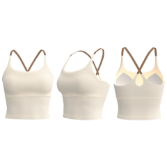 JYMB005 Yoga Clothes Skin-friendly Breathable Slim Fit High Elasticity Comfort No Feeling Sports Shockproof Yoga Fitness