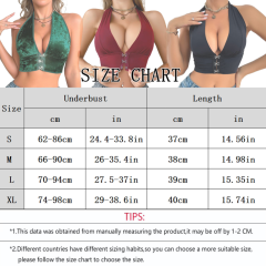 Women's Deep V Neck Front Button Halter Bra Sexy Strapless Backless Breathable Bra