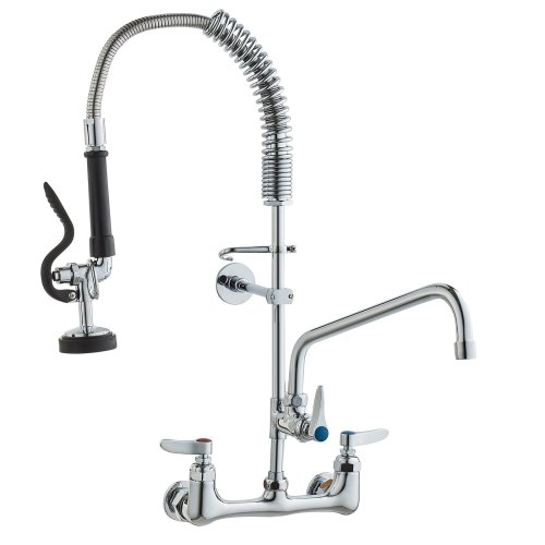 VEVOR Commercial Faucet with Pre-Rinse Sprayer, 25