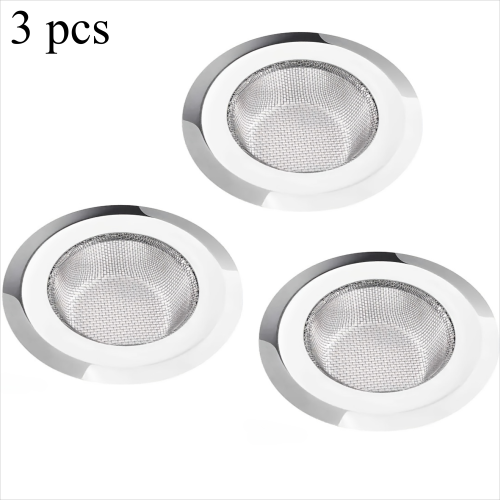 3/6 Pcs stainless steel kitchen sink filter, 4.5 