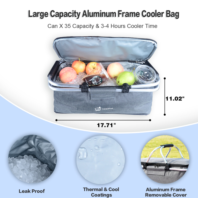 Collapsible Wagon Heavy Duty Folding Wagon Cart Full Grey