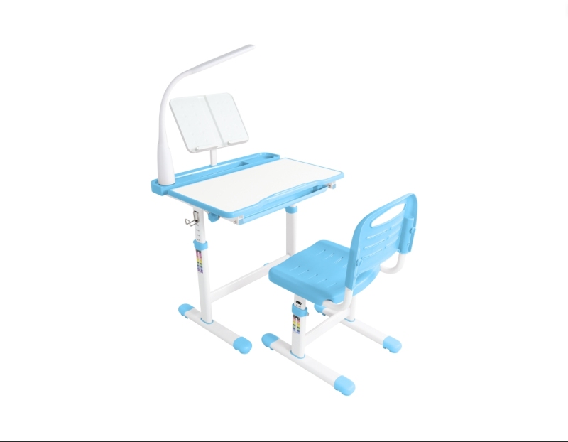 kids desk and chair set for kids blue