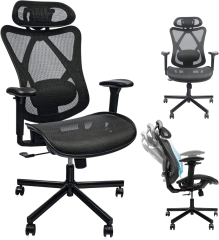 Mesh Office Chair,Ergonomic Office Chairs with Wheels