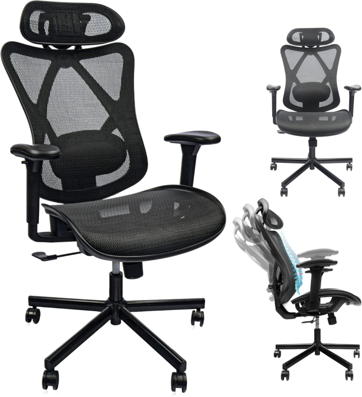 Mesh Office Chair,Ergonomic Office Chairs with Wheels