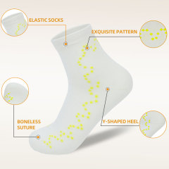 New arrival pink dot curve solid color ins cute all-match socks(Twelve pairs)